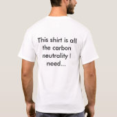 Dit shirt 100% gerecycleerde zonnepanel (Achterkant)