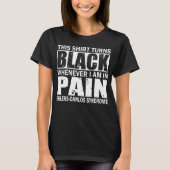 Dit Shirt Draait Zwart EDS Bewustzijn (Voorkant)