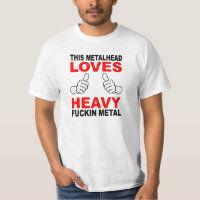 Dit Shirt van de Waarde van Metalhead