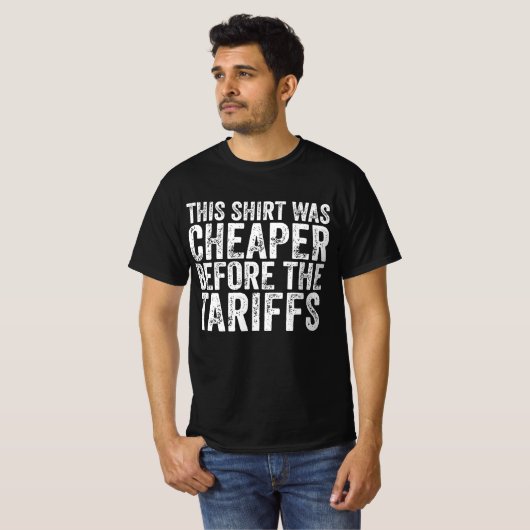 Dit shirt was goedkoper voor de tarieven (Voorkant volledig)