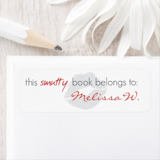 Dit Smutty Book behoort tot het Book Label (Insitu)