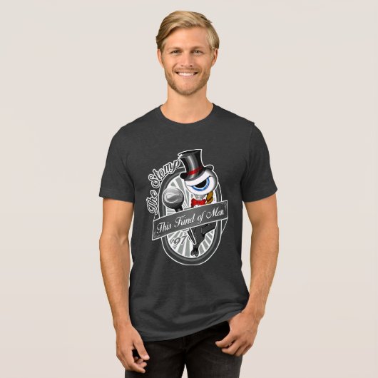 Dit soort Man Tri-Blend Shirt (Voorkant volledig)