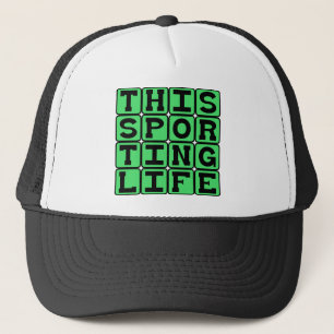 Dit sportieve leven, recreatie trucker pet