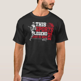 Dit sportleggende is nu 20 Lacrosse Game 20th Bi T-shirt
