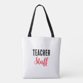 Dit spul is van de leraar tote bag (Achterkant)