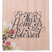 Dit startpunt is leeg | Floral Douchegordijn (Voorkant)