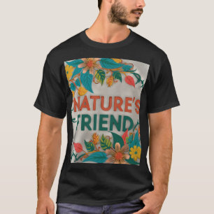 Dit stijlvolle T-shirt heeft de uitdrukking "Natuu