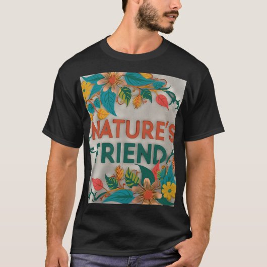 Dit stijlvolle T-shirt heeft de uitdrukking "Natuu (Voorkant)