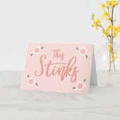 Dit stinkt de Kaart van de Sympathie (Gele Bloem)