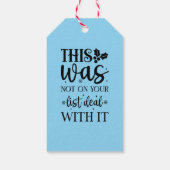 Dit stond niet op je lijst cadeaulabel (Achterkant)