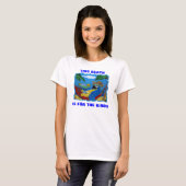DIT STRAND IS VOOR DE VOGELS T-SHIRT (Voorkant volledig)