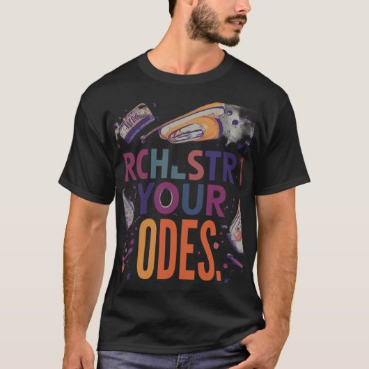 Dit T-shirt ontwerp draagt een (Voorkant)