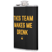 Dit team maakt me Drink Heupfles (Links)