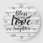 Dit thuiscitaat zonder geld grote klok (Voorkant)