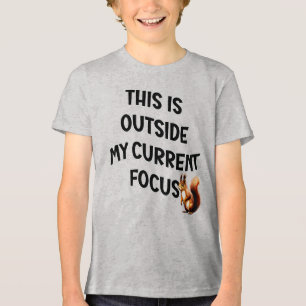 Dit valt buiten mijn huidige focus eekhoorn Tri-Blend shirt