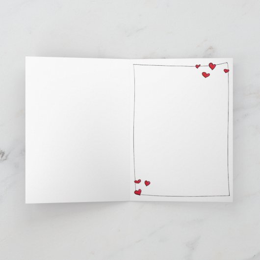 Dit varken houdt van je. feestdagen kaart (Binnen)