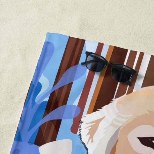 DIT VEEL IS WAAR Golden Retriever strandlaken (In situ)