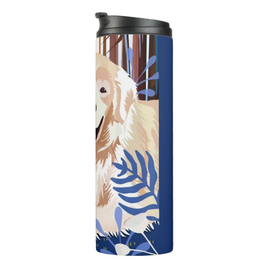 DIT VEEL IS WAAR Golden Retriever thermische tumbl Thermosbeker (Geroteerd rechts)