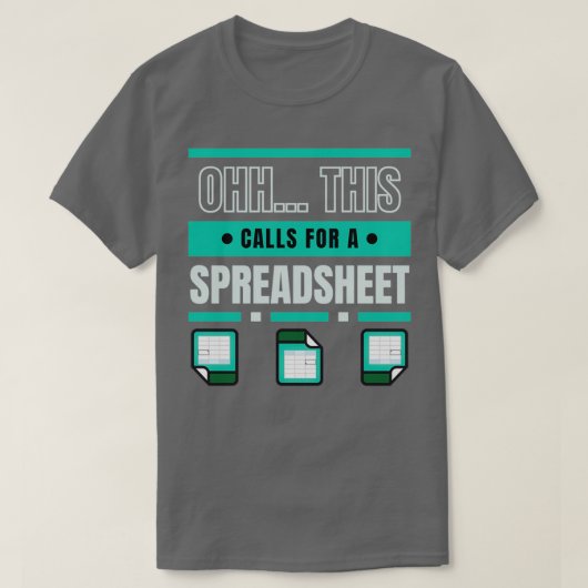 Dit vereist een spreadsheet 3 t-shirt (Design voorkant)