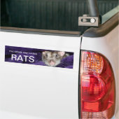 Dit voertuig kan ratten bevatten bumpersticker (Op Truck)