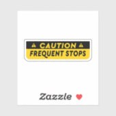 Dit voertuig maakt een Sticker die vaak stopt (Vel)