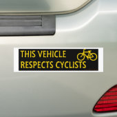 Dit voertuig voldoet aan de cilinders-bumpersticke bumpersticker (Op auto)