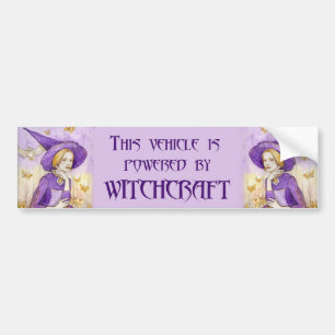 Dit voertuig wordt aangedreven door hekserij bumpersticker