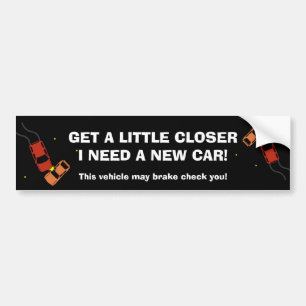 Dit voertuigremsysteem controleert Bumperstickers