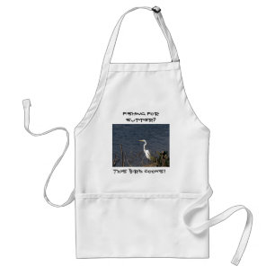 Dit vogelkooks Apron Standaard Schort