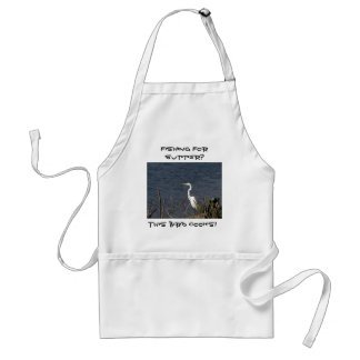 Dit vogelkooks Apron Standaard Schort