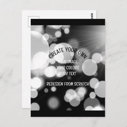 Dit volledig  ontwerp briefkaart (Voorkant / Achterkant)