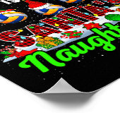 Dit volleybalteam staat op Santa's Naughty List XM Poster (Hoek)