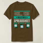 Dit vraagt om een spreadsheet t-shirt (Design voorkant)