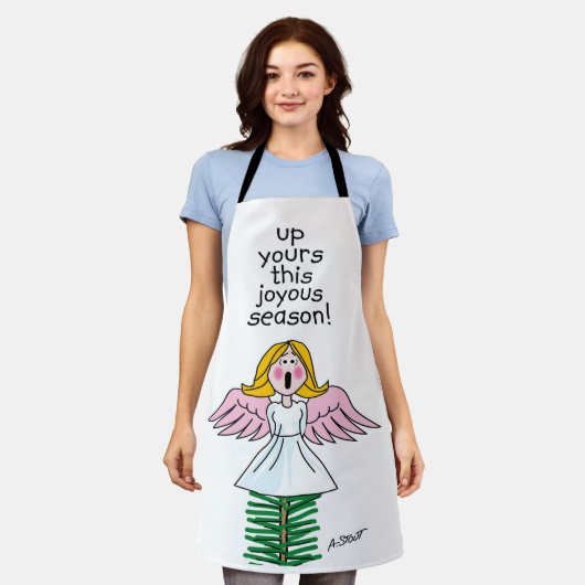 Dit vrolijke seizoen. - schort (Gedragen)