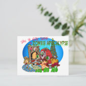 Dit was de nacht voor de Zombies Briefkaart (Staand voorkant)