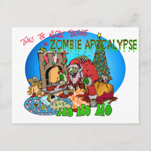 Dit was de nacht voor de Zombies Briefkaart