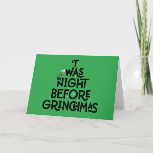 Dit was de nacht voor Grinchmas Kaart (Voorkant)