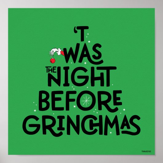 Dit was de nacht voor Grinchmas Poster (Voorkant)