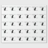 Dit was de nacht voor Kerstmis Cadeaupapier (Vlak)