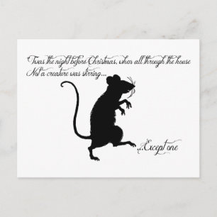 Dit was de nacht voor Kerstmis Feestdagenkaart