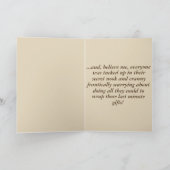 "Dit was de nacht voor Kerstmis" Kaart met envelop (Binnen)