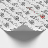 Dit was de nacht voor Kerstmis  kinderen Cadeaupapier (Hoek)