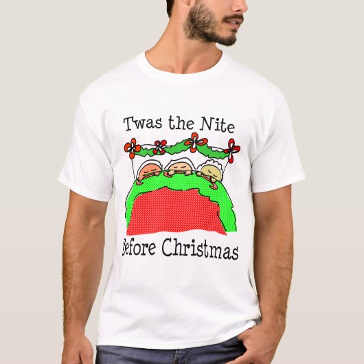 Dit was de niite voor kerstT-shirt T-shirt (Voorkant)