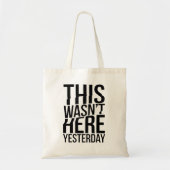 Dit was er gisteren niet - Reality Glitch Tote Bag (Voorkant)