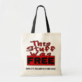 Dit was vrij! (Rood) Tote Bag (Voorkant)