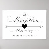 Dit Way Weddenschap dat de Pijl van het Manuscript Poster (Voorkant)