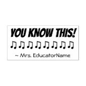 "DIT WEET JE!" Educator Rubber Stamp Rubberstempel (Afrduk)