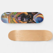 Dit wereldtrippy German Shepherd Persoonlijk Skateboard (Horizontaal)
