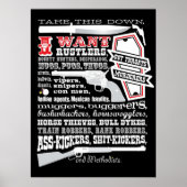 Dit wil ik weghalen bij het blazen van zadels poster (Voorkant)