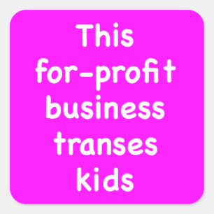 Dit winstgevende bedrijf transformeert Kinder Vierkante Sticker